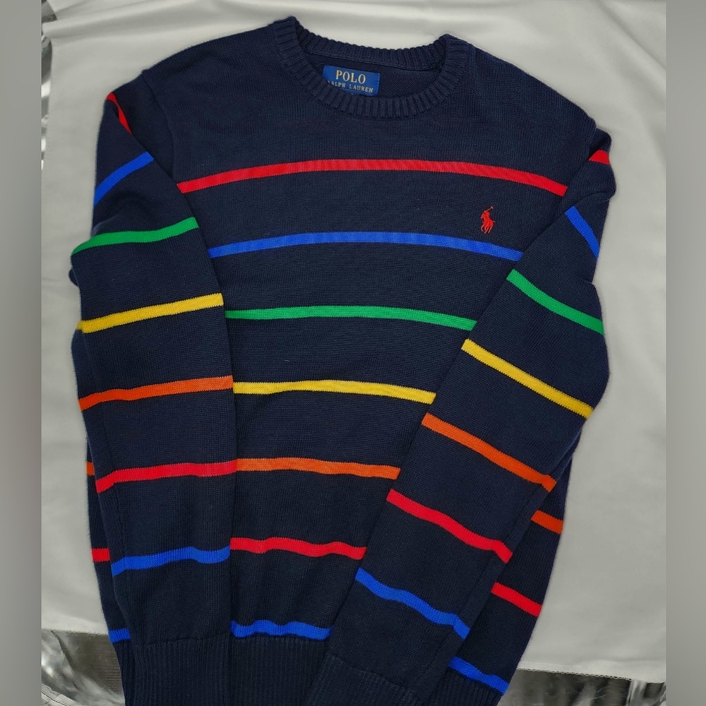 Polo Ralph Lauren Stripped Cotton Sweater